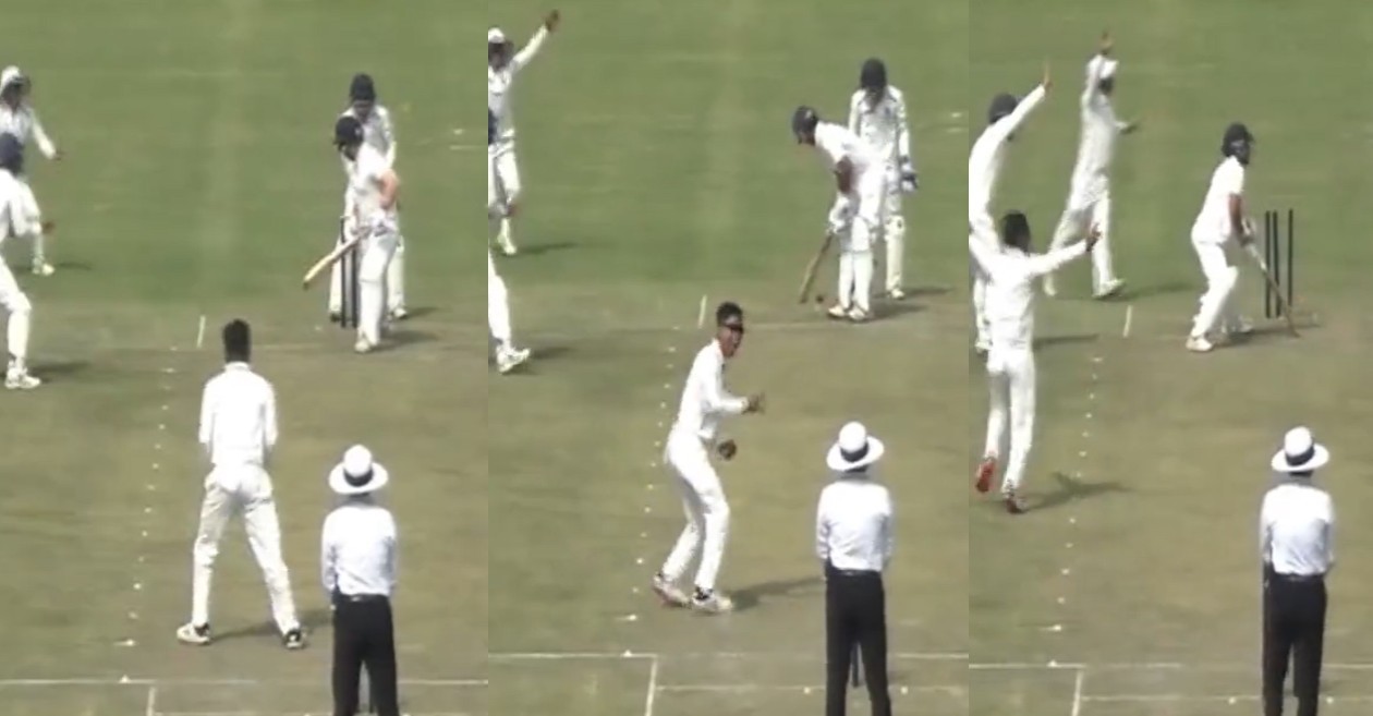 WATCH: Manipur’s L. Kishan Singha takes a brilliant hat-trick against Arunachal Pradesh in Ranji Trophy 2022