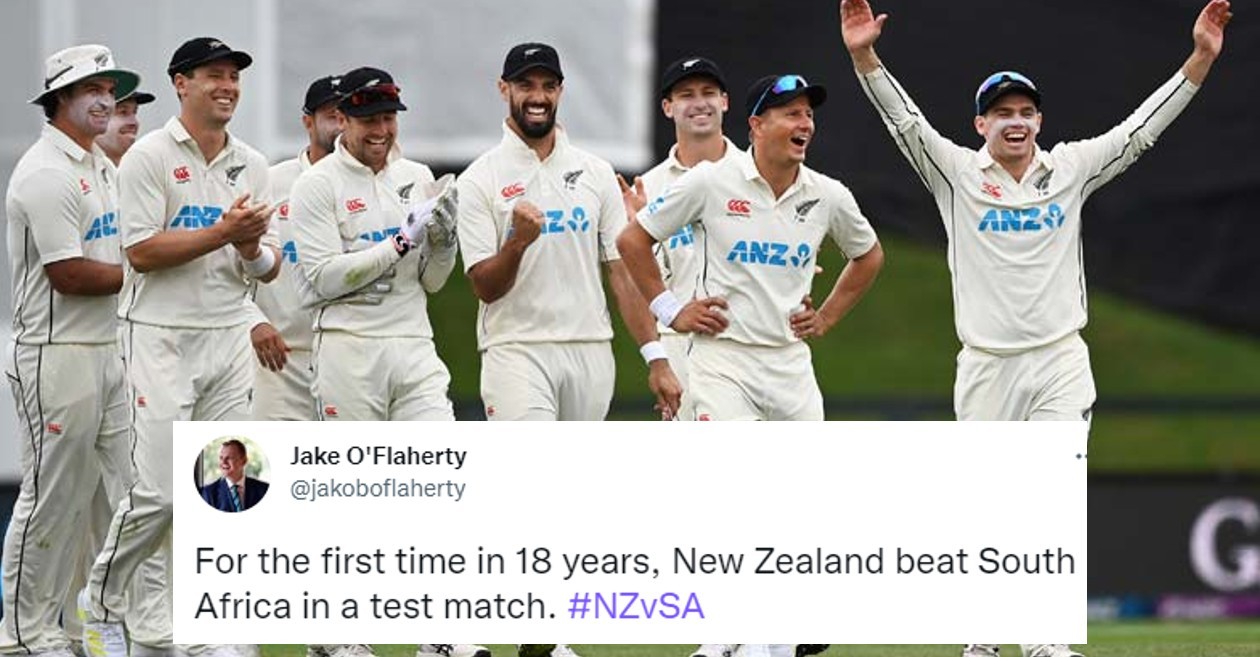 Twitter reactions: Dominant New Zealand steamroll South Africa by an innings and 276 runs in Christchurch Test