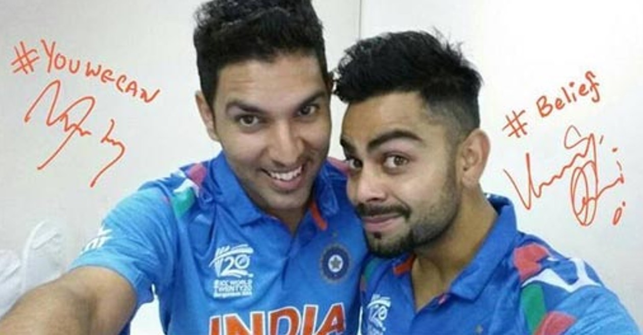 Yuvraj Singh pens a heartwarming letter for Virat Kohli; gifts a special-edition Golden Boot