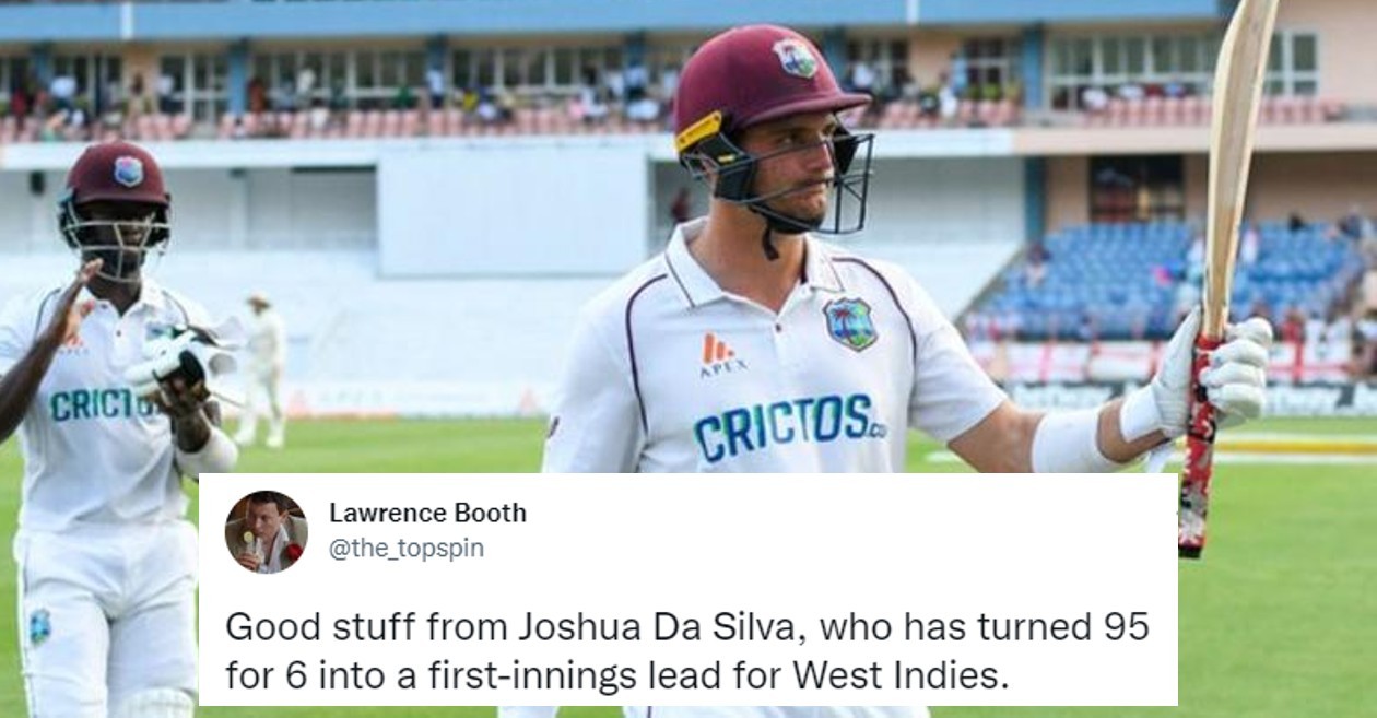 Twitter reactions: Joshua da Silva puts West Indies in front on Day 2 of 3rd Test against England