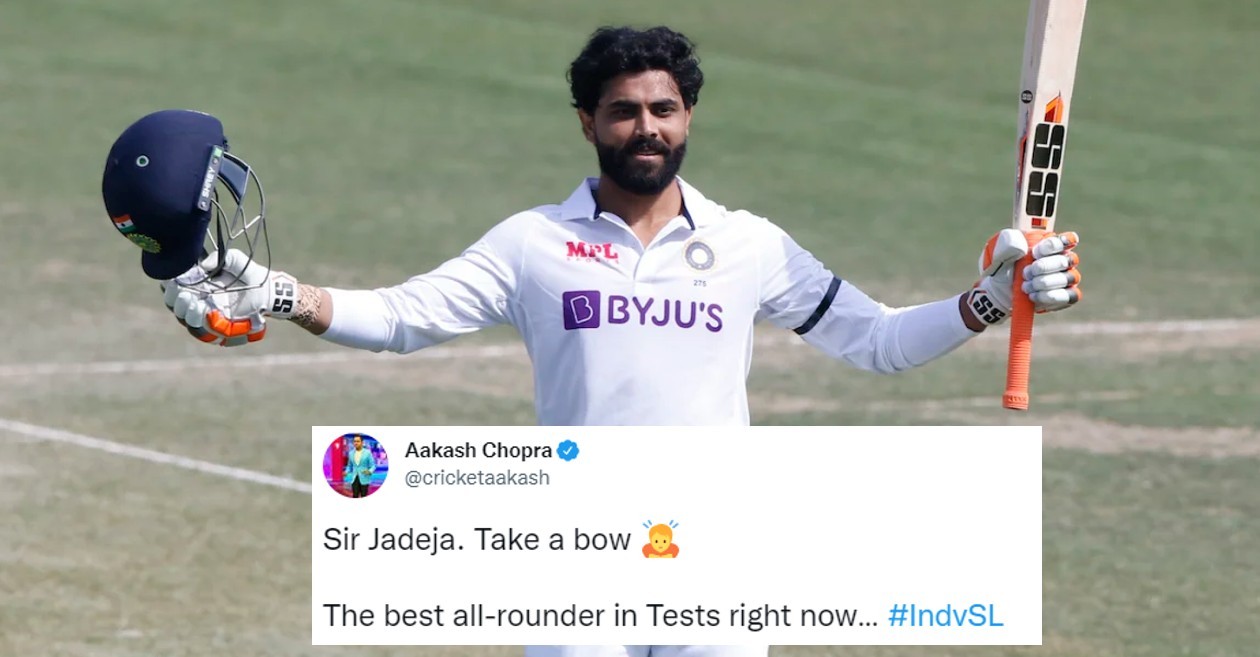 IND vs SL: Twitter goes berserk as ‘rockstar’ Ravindra Jadeja hits century in Mohali Test