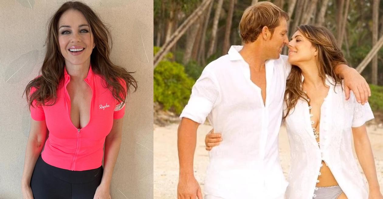 Elizabeth Hurley pays a heartfelt tribute to her ex-fiancé Shane Warne