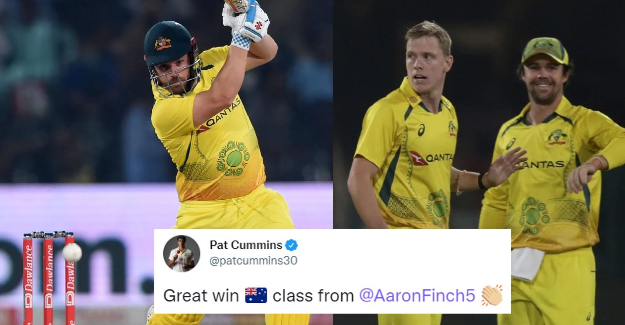 Twitter reactions: Aaron Finch, Nathan Ellis shine as Australia beat Pakistan in one-off T20I