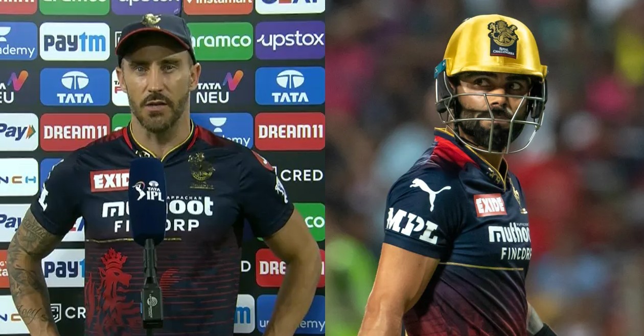 ‘Great players go through phases like this’: Faf du Plessis on Virat Kohli’s lean patch in IPL 2022