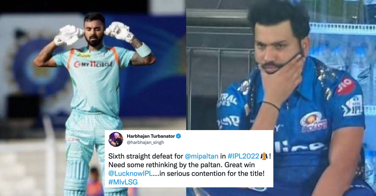 Twitter reactions: KL Rahul’s majestic ton sees MI crash to their worst start in IPL history