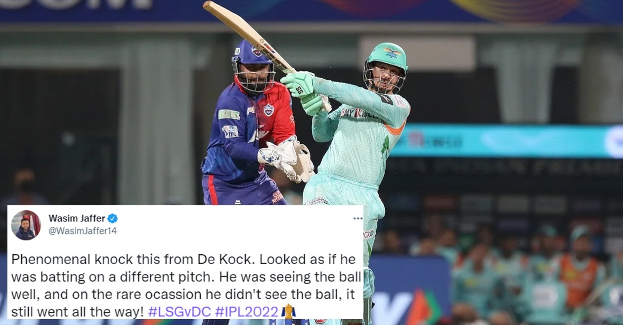 Twitter reactions: Quinton de Kock propels LSG to a thrilling win over DC at IPL 2022