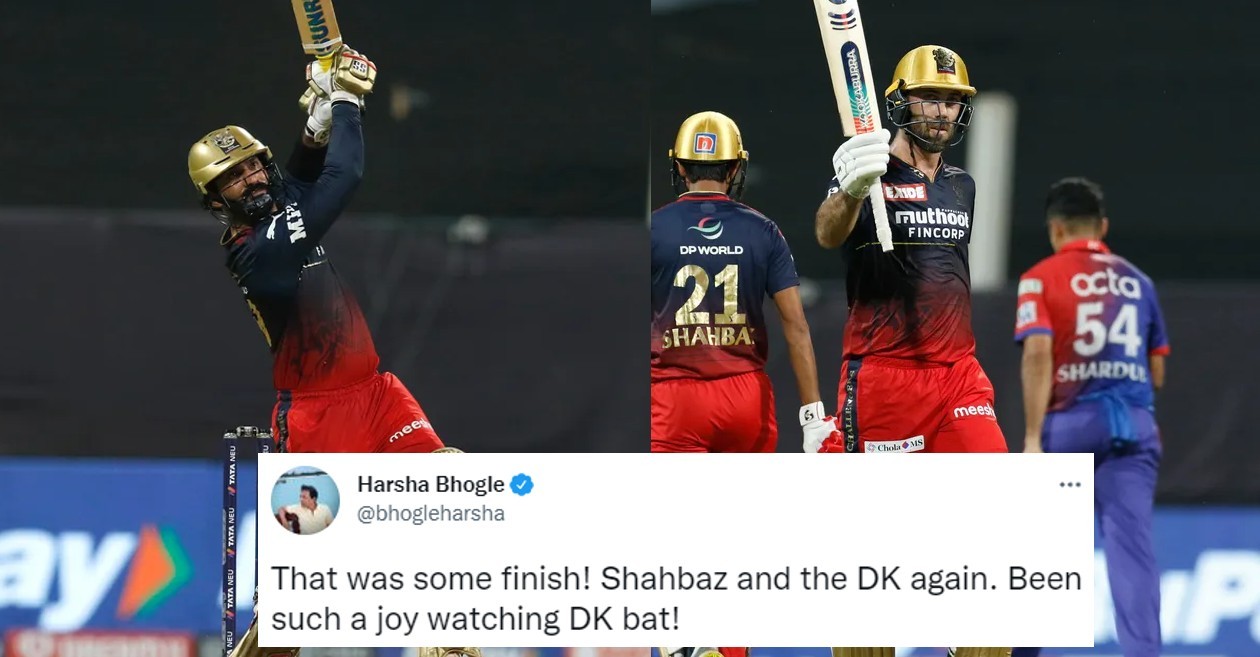 Twitter reactions: Dinesh Karthik, Glenn Maxwell steer RCB to big win over DC at IPL 2022