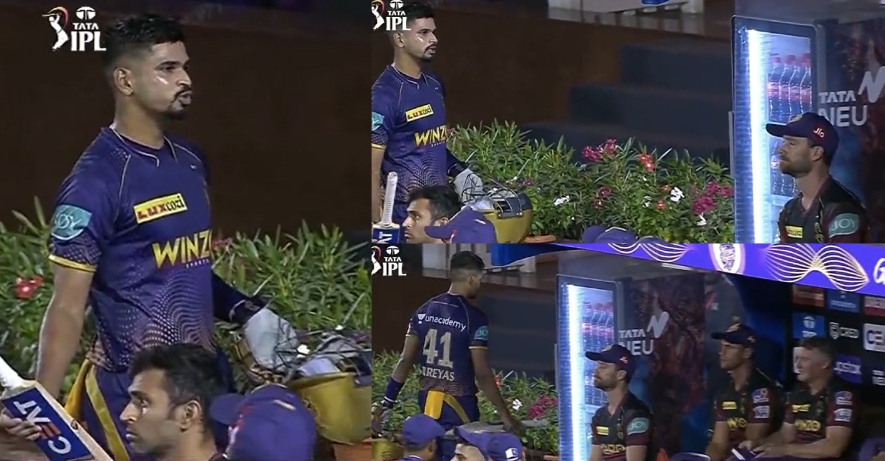 IPL 2022 [WATCH]: KKR skipper Shreyas Iyer argues with coach Brendon McCullum after getting out against RR