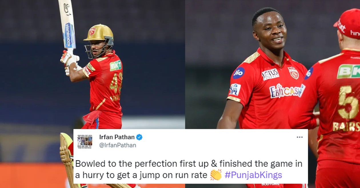 Twitter reactions: Shikhar Dhawan, Kagiso Rabada shine as PBKS register a comfortable win over GT at IPL 2022