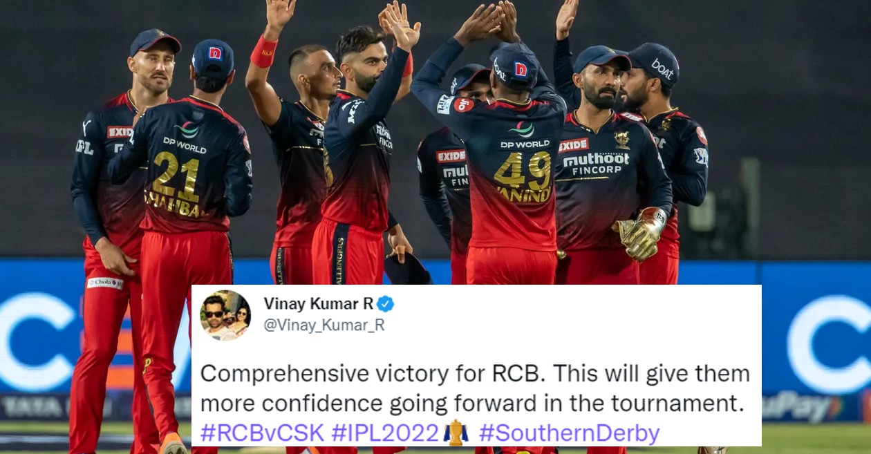 Twitter reactions: All-round RCB pip CSK in a last-over thriller at IPL 2022