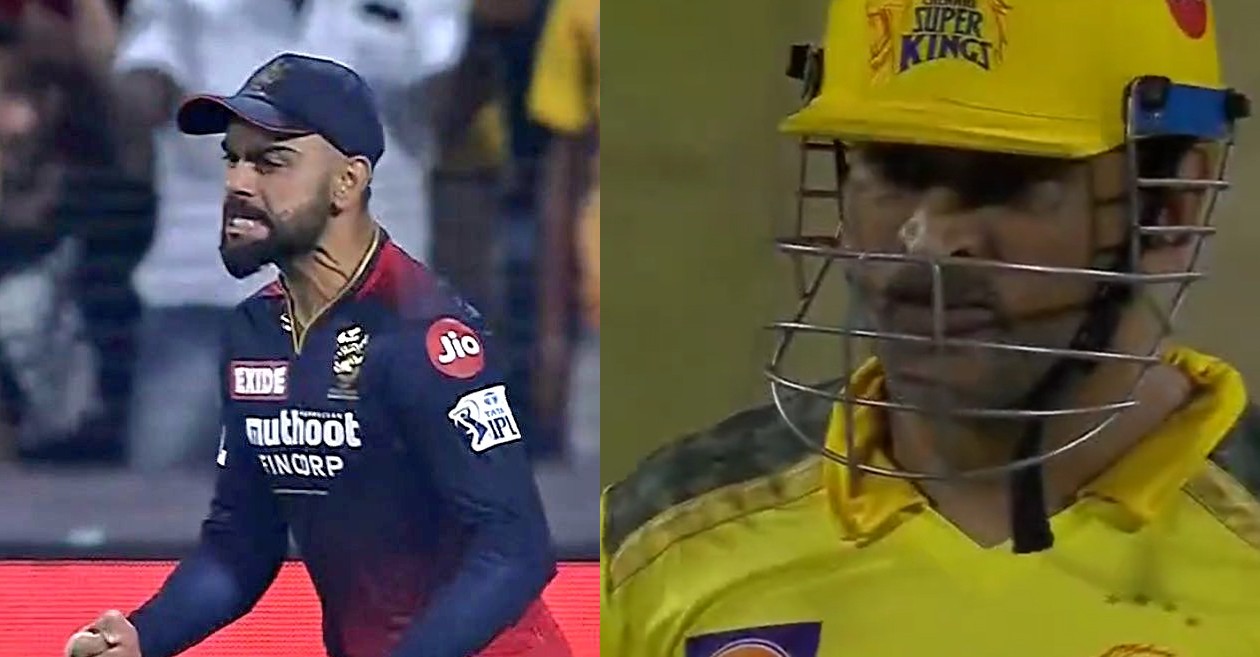 IPL 2022 [WATCH]: Virat Kohli’s animated celebration after MS Dhoni’s dismissal goes viral