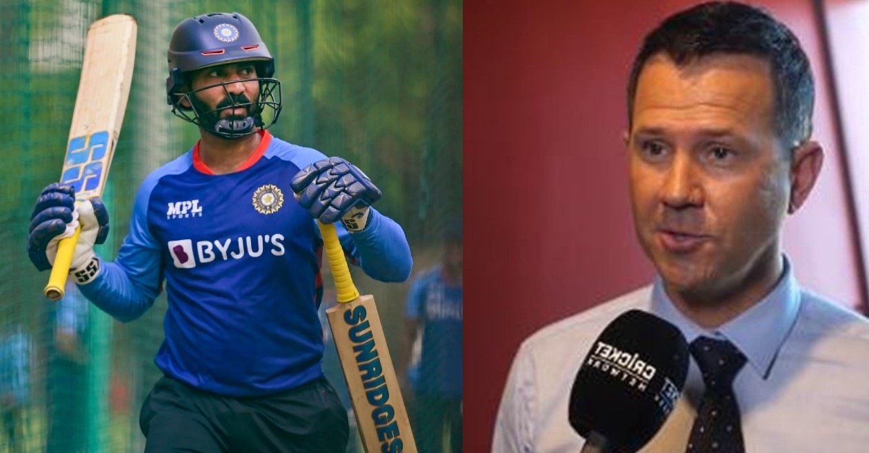 Aussie legend Ricky Ponting backs Dinesh Karthik as India’s finisher in T20 World Cup 2022