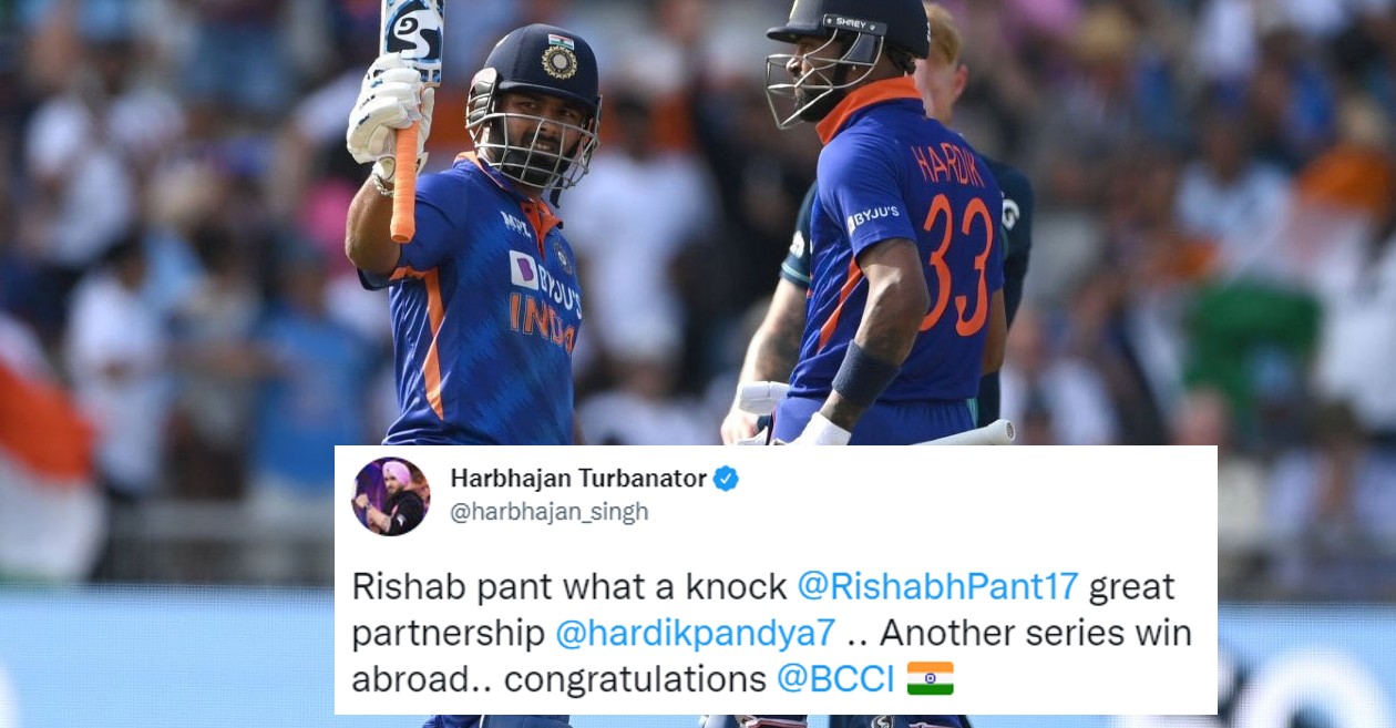 Twitter reactions: Rishabh Pant, Hardik Pandya sizzle as India crush England in 3rd ODI to clinch series