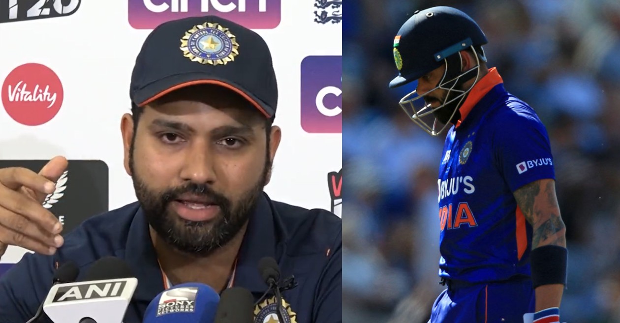 Indian captain Rohit Sharma opens up on Virat Kohli’s poor form with the bat