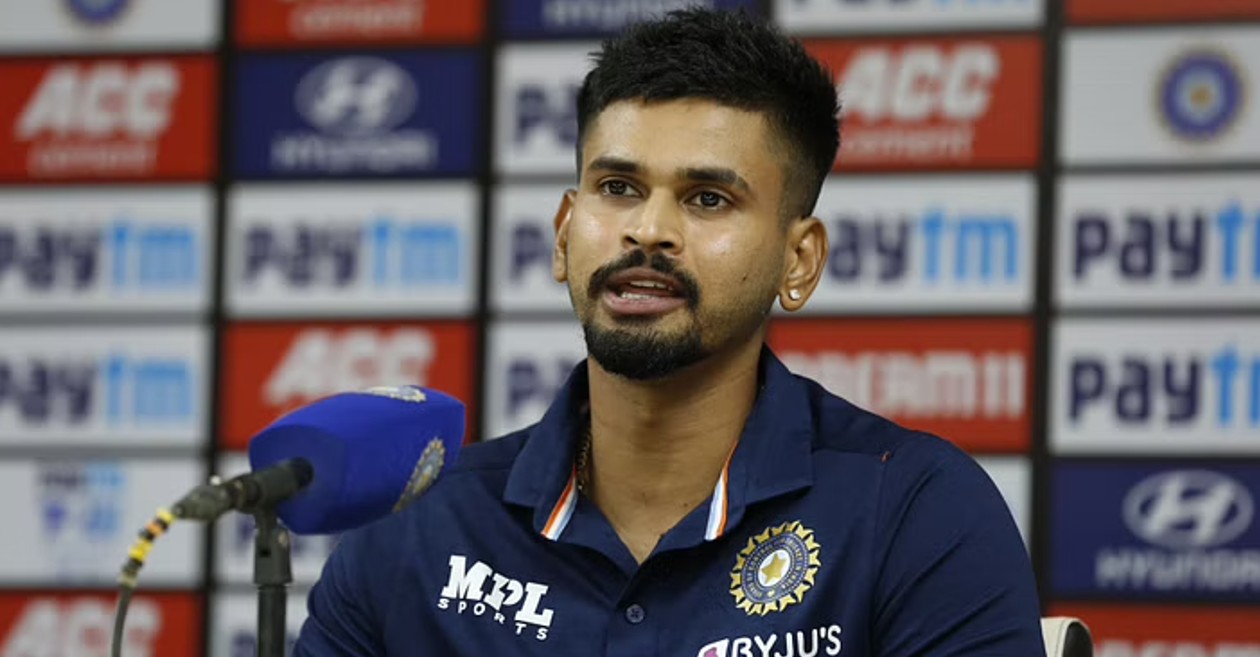 WATCH: Shreyas Iyer rectifies his English humorously during a press conference