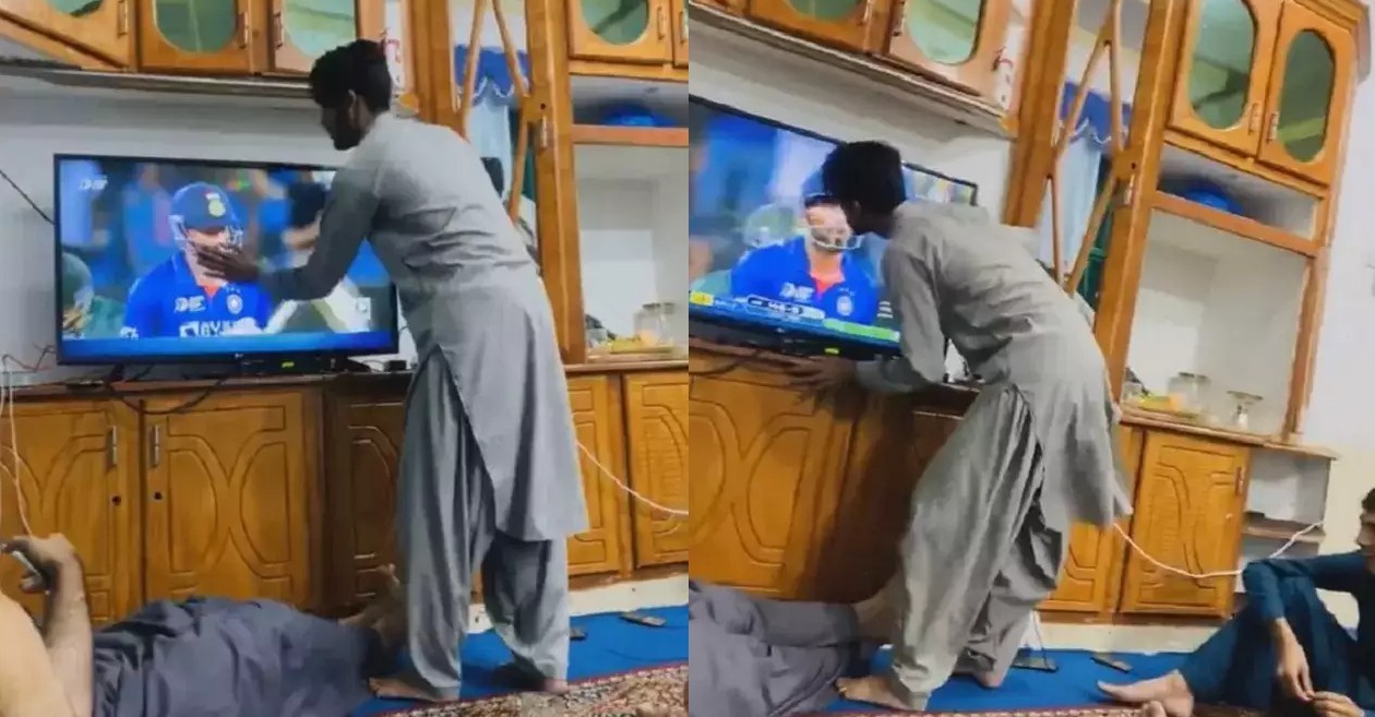 Asia Cup 2022: WATCH- Afghanistan fan kisses Hardik Pandya on TV screen after India pip Pakistan in a thriller