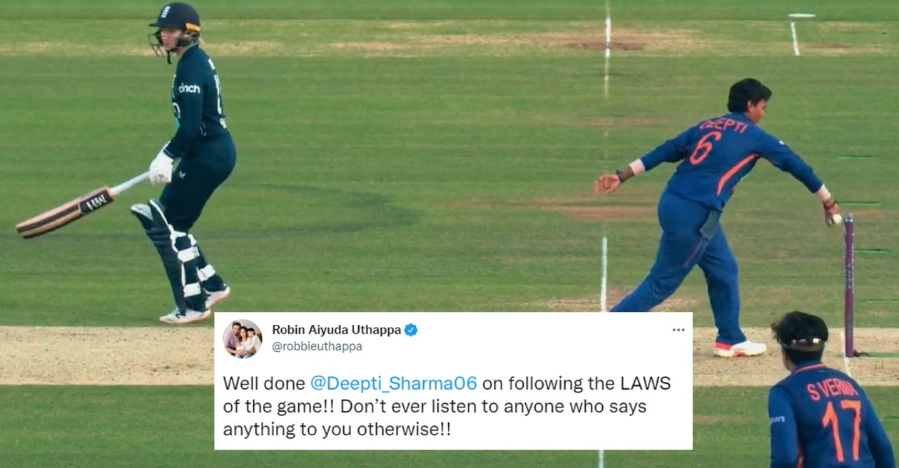 ENG v IND: Cricket fraternity comes up with mixed reactions after Deepti Sharma’s run-out of Charlie Dean