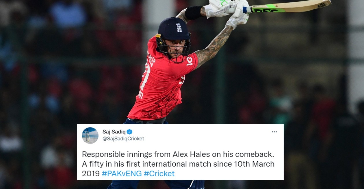 Twitter reactions: Alex Hales sizzles on international return as England pip Pakistan in 1st T20I