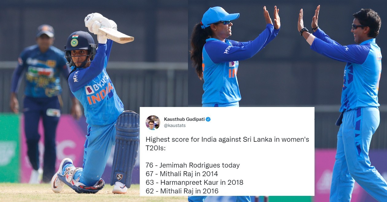 Twitter reactions: Jemimah Rodrigues, bowlers steer India to big win over Sri Lanka in Women’s Asia Cup