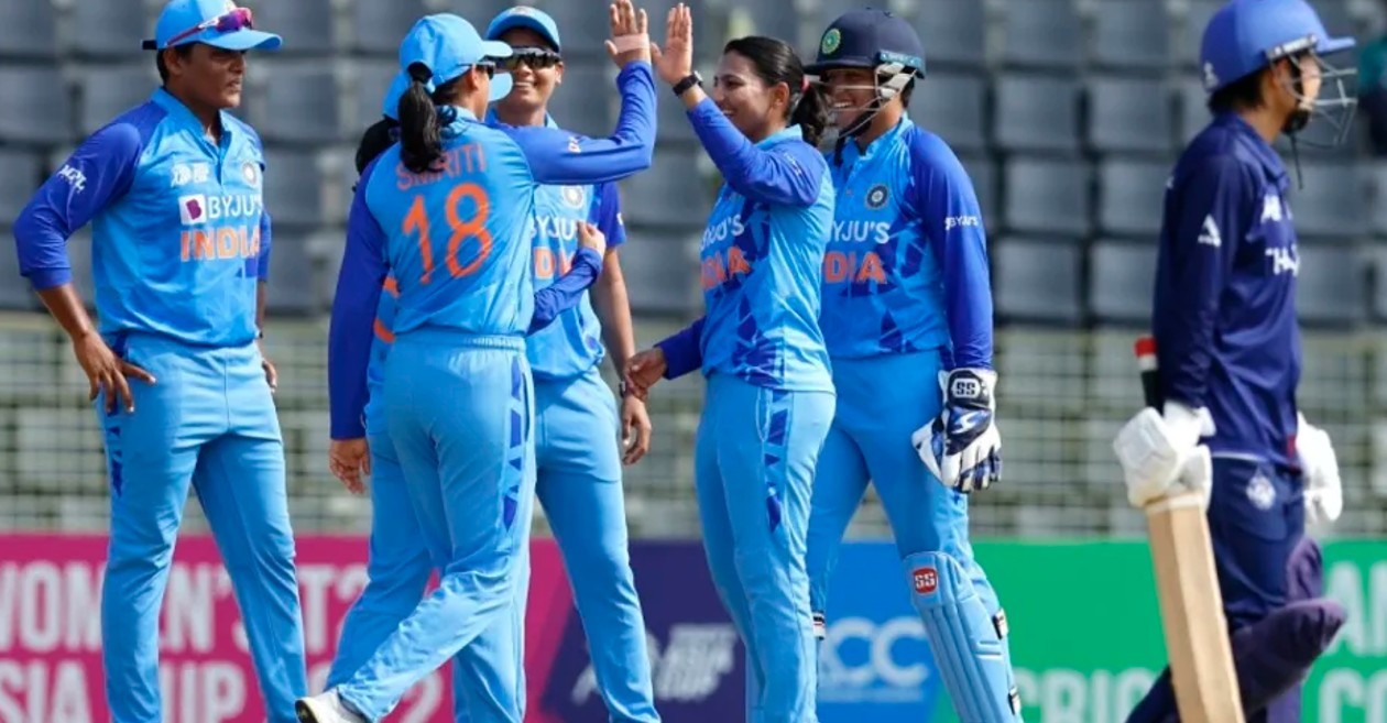 Spinners sizzle as India steamroll Thailand to seal top spot in Women’s Asia Cup 2022