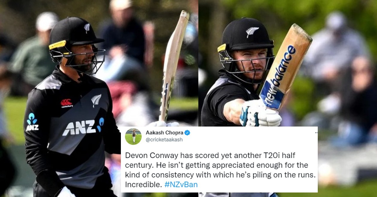 Twitter reactions: Devon Conway, Glenn Phillips help New Zealand beat Bangladesh to enter Tri-Series final