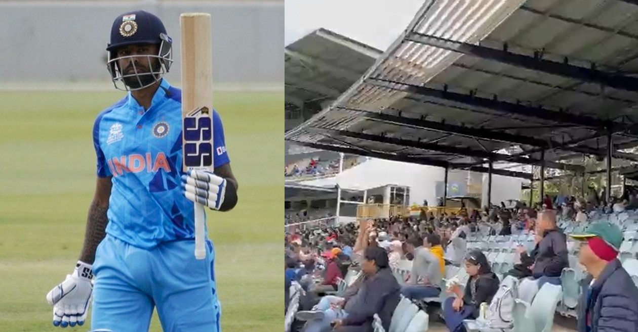 WATCH: Crowd cheers Suryakumar Yadav after he hits half-century in T20 World Cup warm-up match