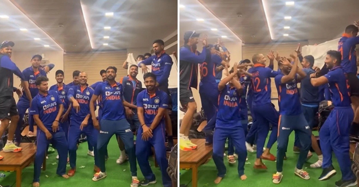 IND vs SA: Watch – Shikhar Dhawan grooves with teammates on ‘Bolo Tara Ra Ra’ song after ODI series win