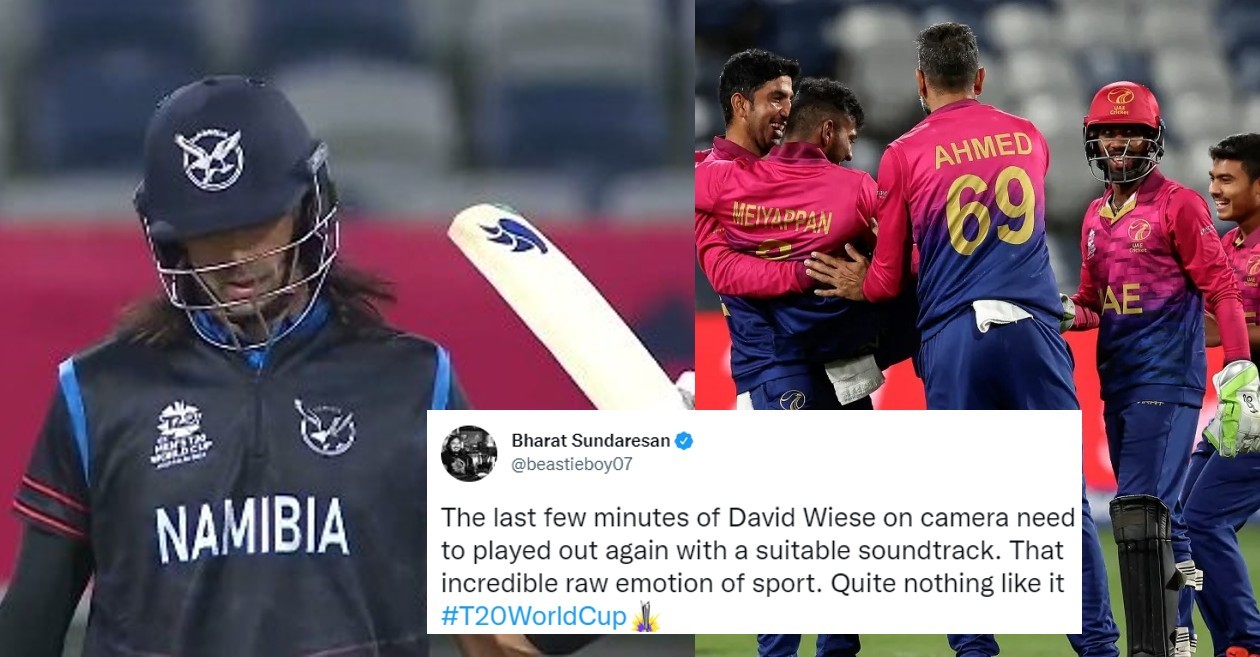 Twitter reactions: David Wiese’s heroics goes in vain as UAE pip Namibia in a tense finish – T20 World Cup