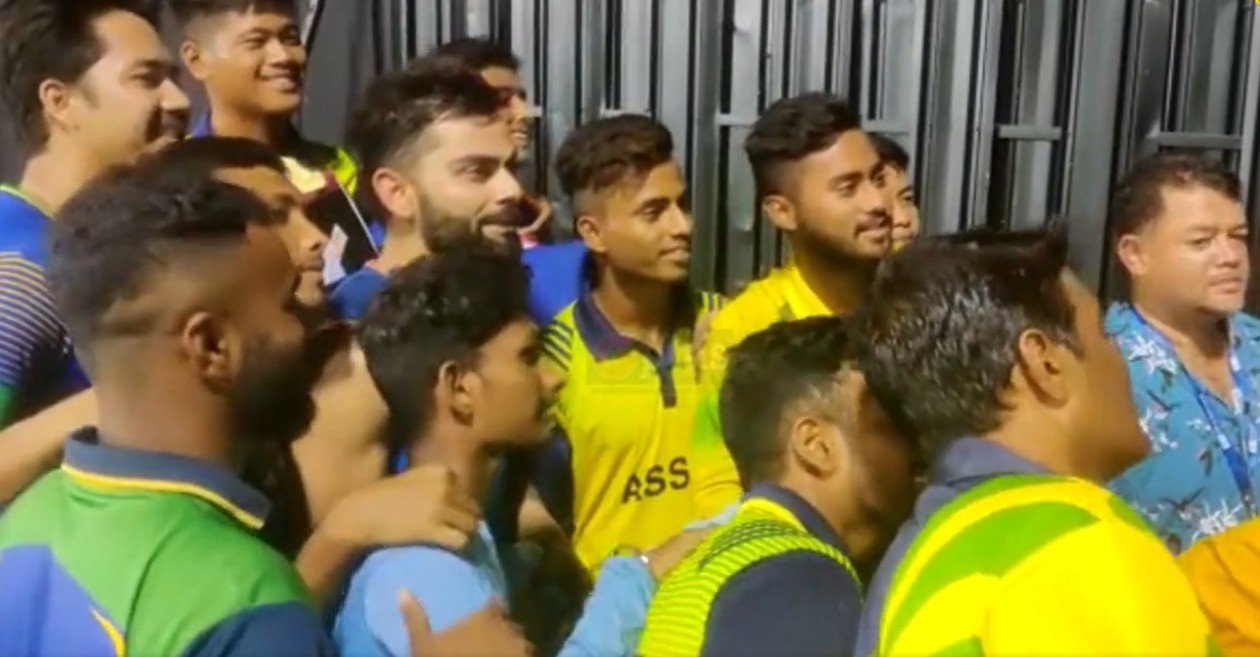 WATCH: Virat Kohli clicks pictures with young fans on the eve of 2nd T20I against South Africa