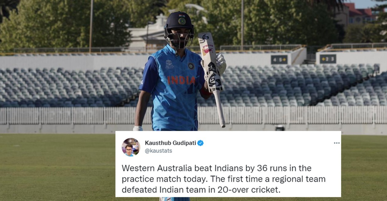 Twitter reactions: KL Rahul’s vivid knock goes in vain as Western Australia beat India in a warm-up game