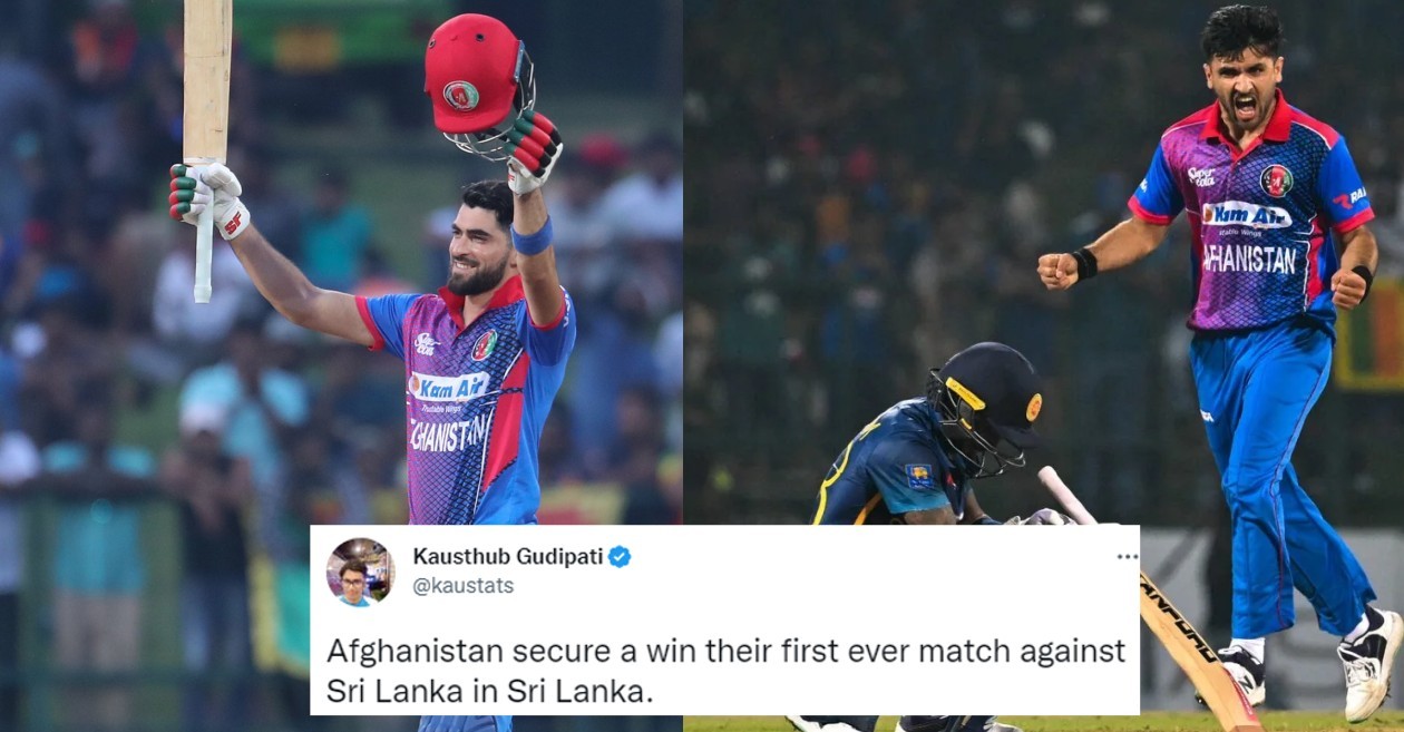 Twitter reactions: Ibrahim Zadran, Fazalhaq Farooqi shine as Afghanistan beat Sri Lanka in 1st ODI