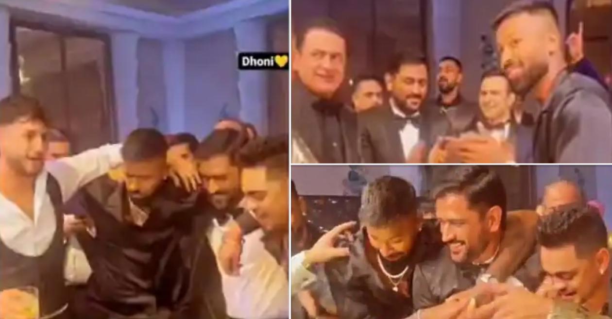 MS Dhoni parties with Hardik Pandya, Ishan Kishan and rapper Badshah in Dubai; videos go viral