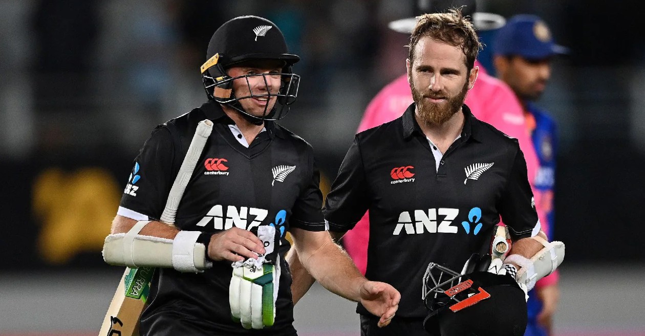 Records created by Tom Latham and Kane Williamson during New Zealand’s thumping win over India