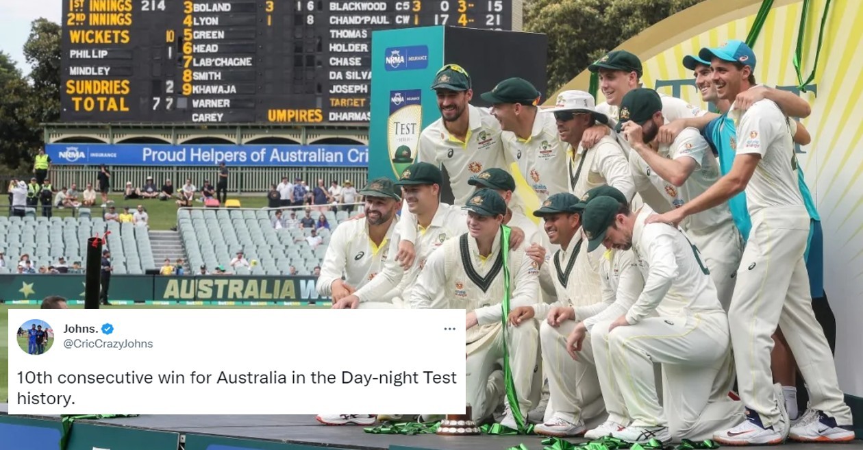 Twitter reactions: Australia seal series with a massive win over West Indies in the Adelaide Test