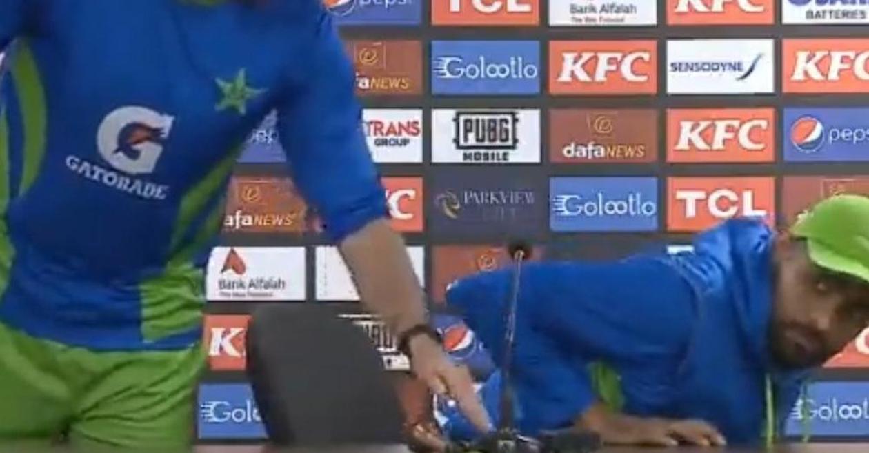 WATCH: Babar Azam’s annoyed reaction to a reporter yelling at him for ignoring his question