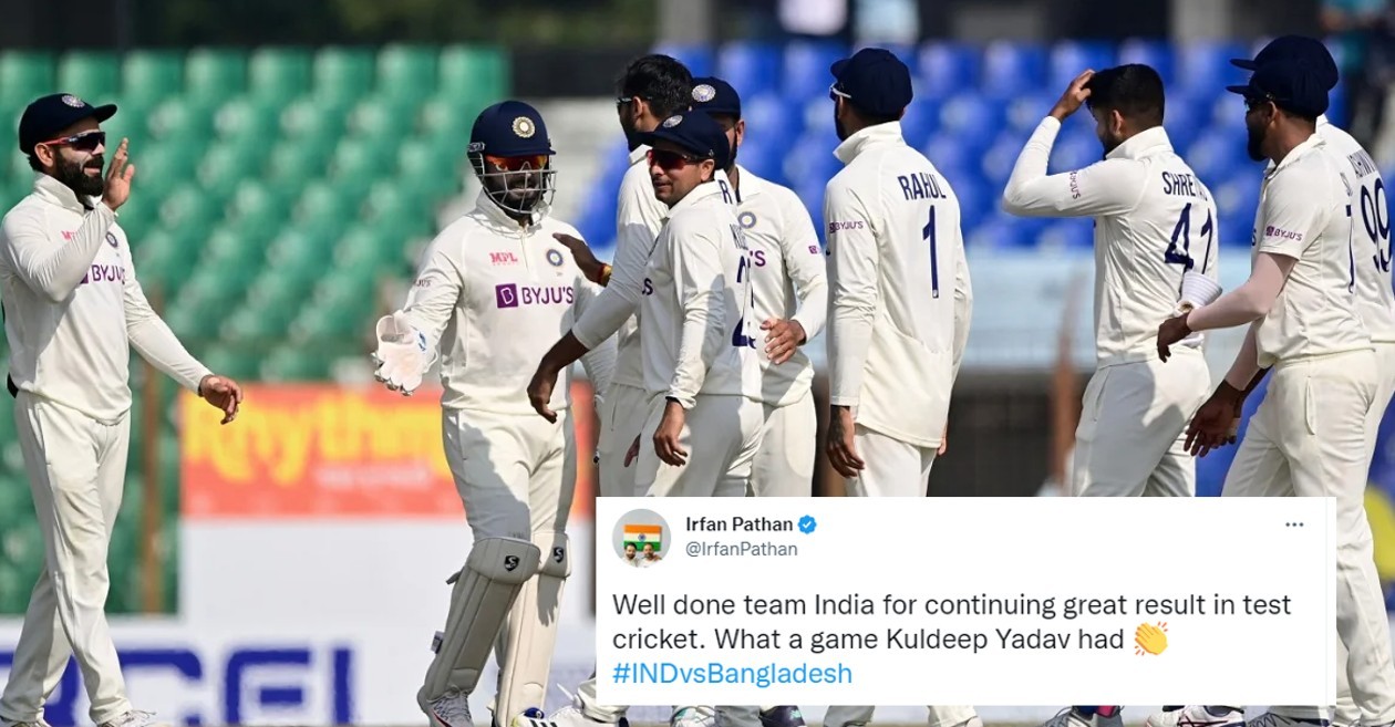 Twitter reactions: Dominant India thrash Bangladesh in Chattogram Test