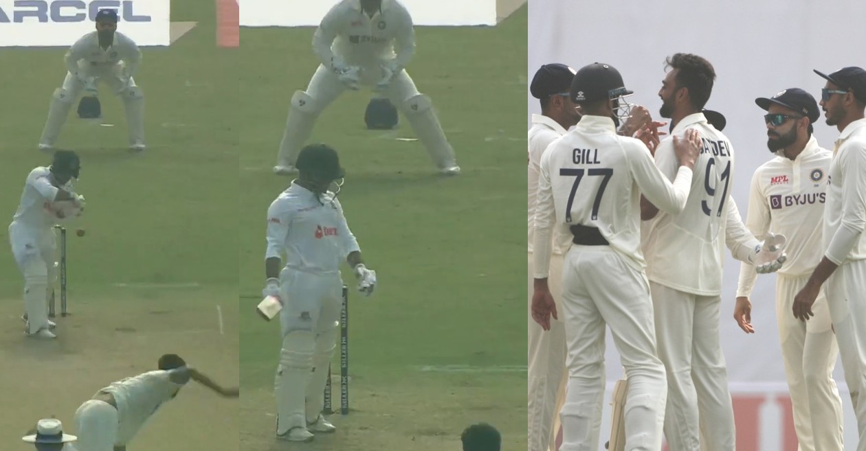 BAN v IND, WATCH: Jaydev Unadkat bowls a fiery bouncer to dismiss Zakir Hasan