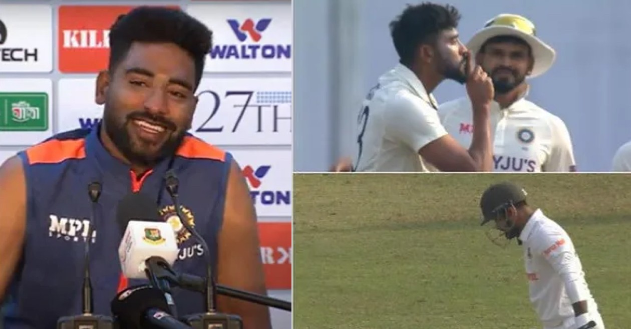 BAN vs IND: Mohammed Siraj opens up on his emphatic celebration after dismissing Litton Das in 2nd Test