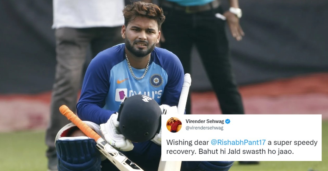 Cricket fraternity wishes speedy recovery to Rishabh Pant after his fiery car accident