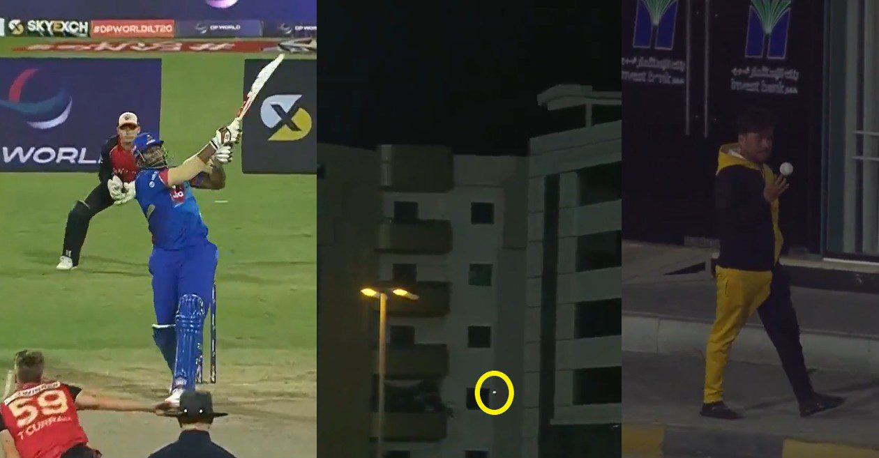 ILT20, WATCH: Kieron Pollard’s monster six lands on the road outside Sharjah Stadium