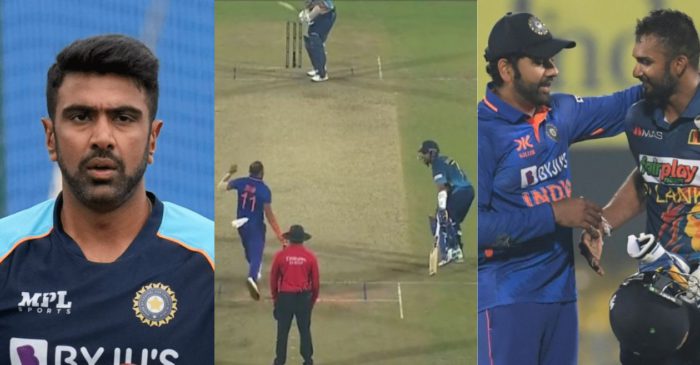 IND vs SL: Ravichandran Ashwin reacts to Rohit Sharma withdrawing Dasun Shanaka’s run-out appeal