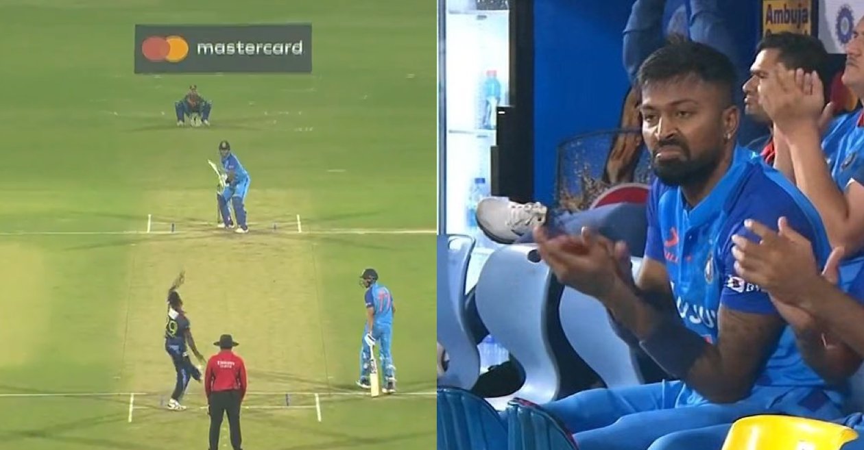 WATCH: Hardik Pandya’s shocking reaction on Suryakumar Yadav’s six off Chamika Karunaratne – IND vs SL