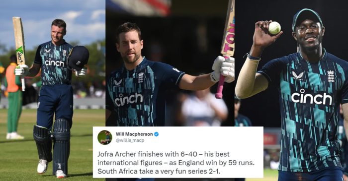 Twitter reactions: Jos Buttler, Dawid Malan, Jofra Archer help England avoid a clean sweep against South Africa