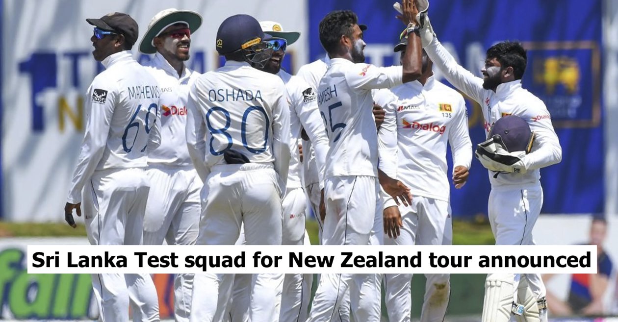 Chamika Karunaratne returns as Sri Lanka announce Test squad for New Zealand tour