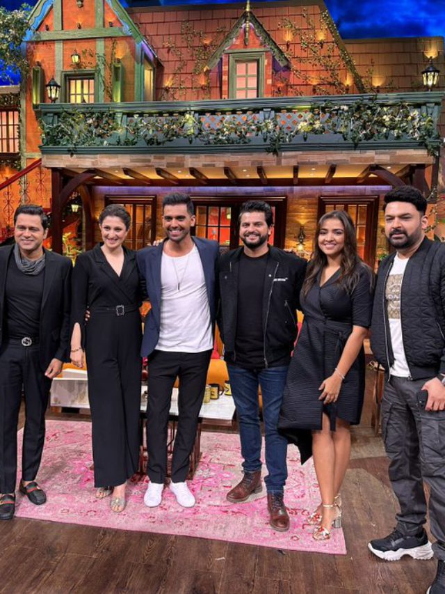 Suresh Raina, Deepak Chahar, Aakash Chopra & their wives grace the Kapil Sharma show.