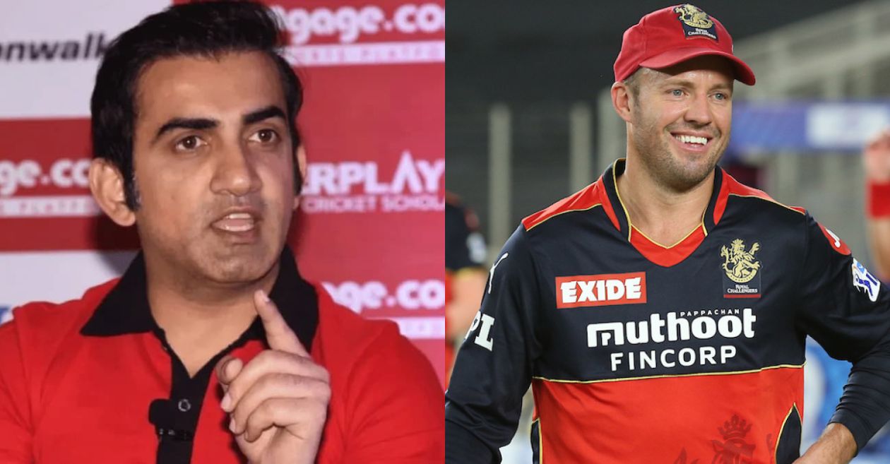 “Anyone can score in Chinnaswamy”: Gautam Gambhir slams AB de Villiers’ IPL record