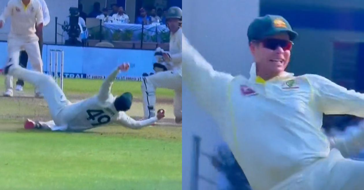 WATCH: Steve Smith takes a blinder to get rid of Cheteshwar Pujara in Indore Test