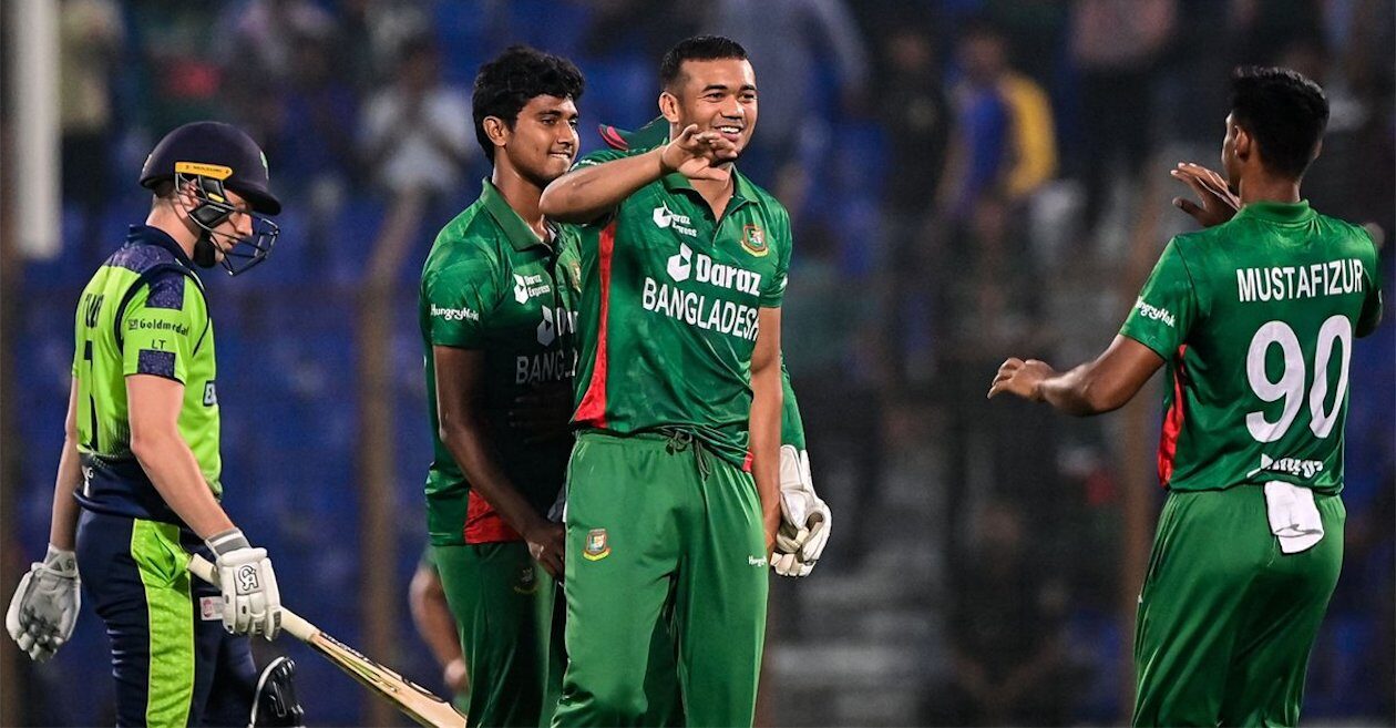 BAN vs IRE 2023: Rony Talukdar, Taskin Ahmed help Bangladesh beat Ireland in a rain-affected first T20I