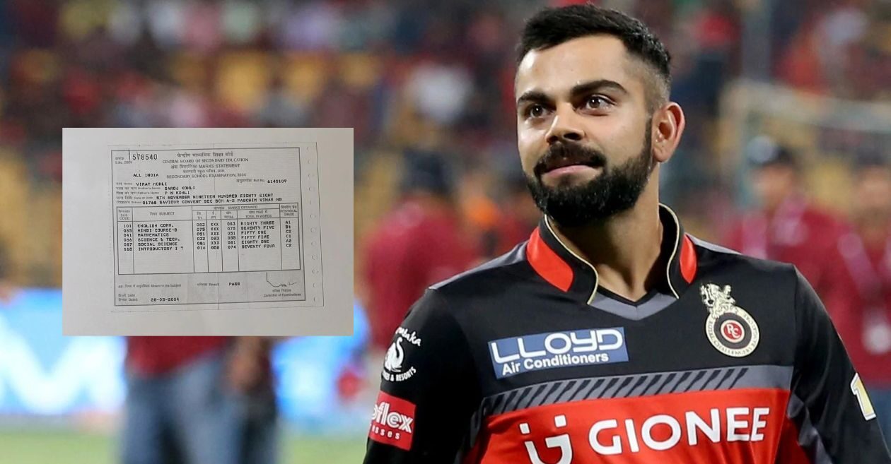 Virat Kohli shares his class 10th Marksheet ahead of the IPL 2023