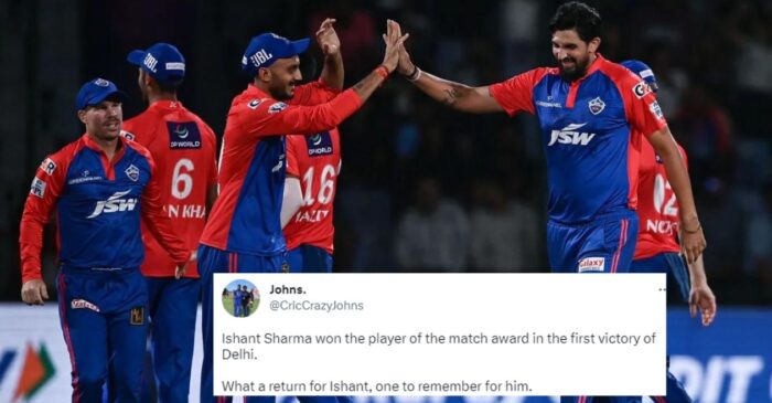 Twitter reactions: David Warner, Ishant Sharma shine as DC beat KKR in a thriller to register their maiden win in IPL 2023